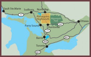 almaguin highlands map