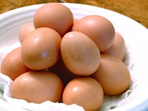 brown eggs